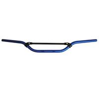 Manubrio Accossato in alluminio anodizzato Blu con Traversino per Honda CRE 125 dal 1994 al 2001 (CC 125) Altezza Media