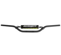 Manubrio Accossato in alluminio anodizzato Nero con Traversino+Paracolpi per Ktm SX dal 1995 al 1997 (CC 500) Altezza Media