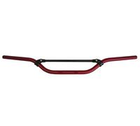 Manubrio Accossato in alluminio anodizzato Rosso con Traversino per Kawasaki KX-F dal 2006 al 2018 (CC 450) Altezza Media