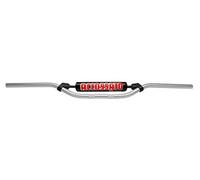 MANUBRIO ACCOSSATO MADE IN ITALY D.22, FANTIC MOTOR > TRIAL JUNIOR 50 cc (-), COLORE ARGENTO E PARACOLPI ARANCIO (SH5A)