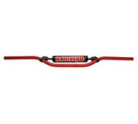 MANUBRIO ACCOSSATO MADE IN ITALY D.22, FANTIC MOTOR > TRIAL K-ROO 125 cc (-), COLORE ROSSO E PARACOLPI BLU (SH4B)