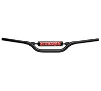 MANUBRIO ACCOSSATO MADE IN ITALY MX-ENDURO D.22, FANTIC MOTOR>TRIAL K-ROO 125 cc (-),COLORE NERO, CON TRAVERSINO E PARACOLPI ARANCIO (SH5A)