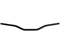 Manubrio Accossato Nero in alluminio per Yamaha XT 350 55V del 1985 (CC 350) diametro Ø22x5 mm
