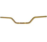 Manubrio Accossato oro in alluminio per Yamaha XT 500 dal 1976 al 1989, diametro 22 mm, altezza media