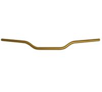 Manubrio Accossato per Moto, Manubri Piega Bassa 7/8" Universale compatibile con SX EXC CRF YZF KXF KLX RMZ DRZ Pit Bike Dirt Bike ATV Quad Motocross diametro 22 mm-Oro