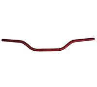Manubrio Accossato rosso in alluminio per Yamaha XT 500 dal 1976 al 1989, diametro 22 mm, altezza alta