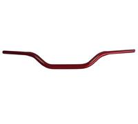 Manubrio Accossato Rosso per Husqvarna SM 450, Piega Alta, in alluminio, diametro 28,5 mm