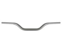 Manubrio Accossato Silver in alluminio per Kawasaki Z 900 50th Anniversary/Performance ZR900P del 2022 (CC 900) diametro Ø28.5x4.5 mm