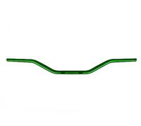 Manubrio Accossato verde in alluminio per Beta RK6 dal 1993 al 1997, diametro 22 mm, altezza bassa
