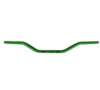 Manubrio Accossato verde in alluminio per Husqvarna Ch Racing dal 2002 al 2005, diametro 22 mm, altezza bassa