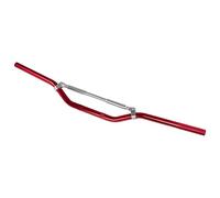 Manubrio Alluminio Moto Scooter ATV Cross Enduro Piega Bassa 22 mm Rosso