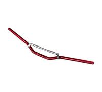Manubrio Alluminio Moto Scooter Cross Enduro Piega Alta diametro 22 mm Rosso