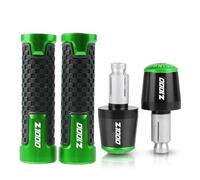 Manubrio antiscivolo per moto Impugnatura manubrio Per Ka@&wasaki Z1000 2003 2004 2005 2006 2007 2008 Z1000 Z 1000 Moto Di Alluminio Di CNC 7/8 ''22mm Maniglie Del Manubrio Manopole Estremità(Green bl