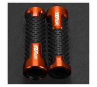 Manubrio Antiscivolo per Moto Impugnatura Manubrio per YZF600R YZF 600R YZF 600 R Thundercat 1995-2008 2007 2006 Moto Manopole estremità Manubrio cap Grip Spine(Orange Handle)