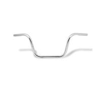 Manubrio Apehanger Ø 1” (25mm) a ltezza 25cm cromato con fossette Harley Davi...