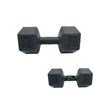 Manubrio Attrezzo Peso per Palestra Nero 6 Kg