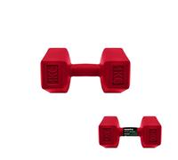 Manubrio Attrezzo Peso per Palestra Rosso 4 Kg