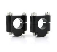 Manubrio Bar Risers Per Arctic Cat 1000 Per Thundercat Per DVX400 Moto 7/8 "22mm Riser Manubrio Montaggio Fat Bar Manubrio Morsetti Adattatore Altezza Moto(Black Riser 20mm)