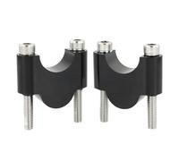 Manubrio Bar Risers Per Triumph Per Sport Per Trident660 Per Scrambler1200Xc Per Twin 1200 28mm 1 1/8" Maniglia Fat Bar Mount Riser Manubrio Adattatore Altezza Moto(Black Riser 30mm)