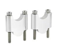 Manubrio Bar Risers Per Triumph Per Tiger 1050 Per Sport Per Trident660 Per Scrambler1200 Xc 28mm Maniglia Fat Br Mount Riser Manubrio Riser Adattatore Altezza Moto(Silver Riser 40mm)