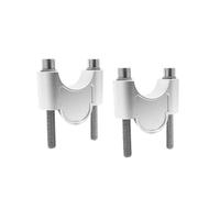 Manubrio Bar Risers Per Voge 300 1 Coppia Moto 28mm 1 1/8 "22mm 7/8" Manubrio Riser Bar Mount Maniglia Morsetto Adattatore Altezza Moto(28mm Silver)