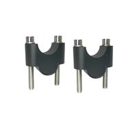 Manubrio Bar Risers Per Voge 300 1 Coppia Moto 28mm 1 1/8 "22mm 7/8" Manubrio Riser Bar Mount Maniglia Morsetto Adattatore Altezza Moto(28mm Black)