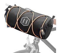 Manubrio bicicletta - Confezione di pannelli in maglia con strisce riflettenti per un facile accesso ad essenziali come chiavi e smartphone. Progettato per garantire l'efficienza dello spazio