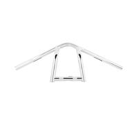 Manubrio Burly Jim 1" alto 9" acciaio cromato per Harley Davidson 82-24