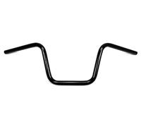 Manubrio Chopper nero compatibile con Harley Davidson da 25,4 mm