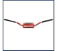 Manubrio Color Moto Cross SCAR O² 28mm (1 1/8”) sans barre - MINI 65 85 Haut RC Style - Manubrio Rosso Schiuma Rosso