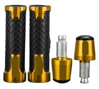 Manubrio Contrappesi Bilancieri Per Y&amaha FZ1/FZ6/FZ6R/FZS1000 Per Fazer FZ 1/6 R/6R/FZS 1000 Manopole Manubrio Moto Tappo Peso Parti Estremità Antivibrazione(Gold gold black)