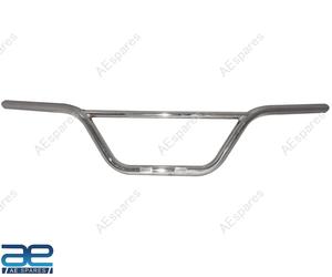 Manubrio Cromato Braced 7/8" Per Yamaha Honda Kawasaki Royal Enfield Bullet GEC