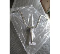 MANUBRIO CROMATO CICLOMOTORI D'EPOCA TIPO GARELLI, CIAO ECC (CANOTTO 22 M.M.)