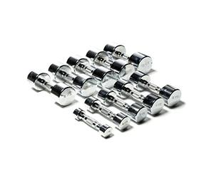 Manubrio cromato da 6 kg. TOORX Impugnatura ergonomica