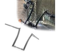 Manubrio da moto Per Harley Per Dyna Per Tornanti 2012-2016 Wide Glide FXWG 1980-1986 14 "16'' 18" Aumento Manubrio Moto Da 25mm(Chrome,14inch)