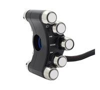 Manubrio del Motociclo Interruttore Pulsanti Interruttori Per Moto In Lega Di Alluminio CNC 7/8 "22mm Montaggio Su Manubrio Faro Indicatore Di Direzione Fendinebbia Corno ON OFF Start Kill Switch(3)