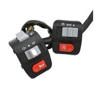 Manubrio del Motociclo Interruttore Pulsanti Manubrio Controller Interruttori Bici Elettrica Scooter Segnale Elettrico Fendinebbia Corno Interruttore A Pulsante ON-OFF 1 Coppia Per Ya&ma&ha