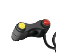 Manubrio del Motociclo Interruttore Pulsanti Moto 3 Pulsanti Interruttori Universali 7/8 "22MM Manubrio Moto In Alluminio Interruttori Fari Pulsante Fendinebbia