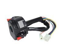 Manubrio delle moto 7/8 "22mm Interruttori Di Comando Del Manubrio Del Motociclo Faro Della Lampada Della Nebbia Indicatori Di Direzione Del Clacson Pulsante Interruttore Con Cablaggio