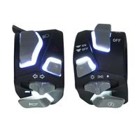 Manubrio delle moto Interruttore Combinato Manubrio Moto Illuminato Con Funzione Nove In Uno Avvio Elettrico Avvio Elettrico Doppia Luce Flash(4)