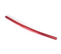 Manubrio diritto per bicicletta, morsetto da 25,4 mm, in lega di alluminio 6061, parte di ricambio per mountain bike, manubrio da 22,2 mm, impugnatura 540 mm, 580 mm, nero (rosso 580 mm)