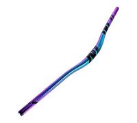 Manubrio Downhill 780mm Stabile per Discese Ripide | Extra lungo 780mm, stabilità massima, controllo per preciso, riduce fatica spalle, guida sicura(021 Colorful Black)