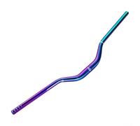 Manubrio Downhill 780mm Stabile per Discese Ripide | Extra lungo 780mm, stabilità massima, controllo per preciso, riduce fatica spalle, guida sicura(024 Colorful White)