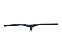 Manubrio MTB semirialzato in alluminio nero lungo 78 cm con attacco integrato in