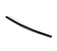 Manubrio dritto in lega di alluminio da 25,4 mm per biciclette da strada e MTB - 540 mm o 580 mm, 6061 forgiato, Nero/Rosso (nero 580MM)