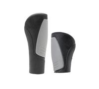 Manubrio ergonomico per bicicletta, 22 mm, corto, 75 mm, lunghezza 122 mm, per maniglia girevole destra