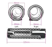 Manubrio Estremità Grips Cap Per Y-AMAHA MT-07 MT07 mt 07 tutto l'anno 2017 2018 2019 2020 7/8 "Accessori moto Manubrio Impugnatura manubrio Manopole(Silver)
