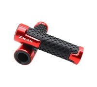 Manubrio Estremità Grips Cap Per Y-AMAHA T-Max 500 T-MAX 560 530 Tutto L'anno 22MM Manopole Del Manubrio Motociclo Hand Bar grip(Red)