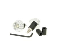 Manubrio fine assorbivibrazioni FLAT 13,5/17,5 mm - Argento