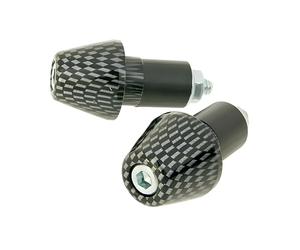 Manubrio fine assorbivibrazioni Short 17,5 mm - Carbon look